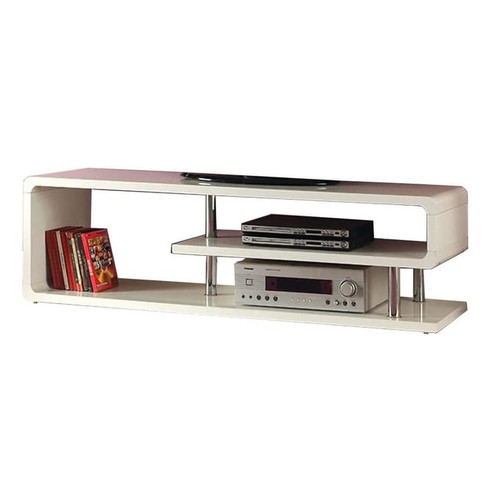 Furniture of America Ninove White 55 Inch TV Console