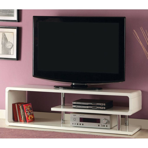 Furniture of America Ninove White 55 Inch TV Console