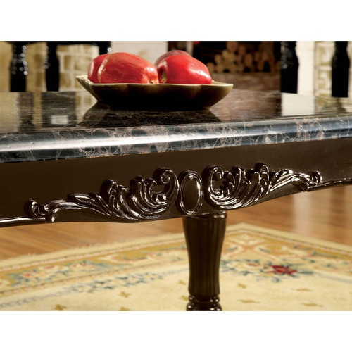 Furniture of America Brampton Espresso Black 3pc Coffee Table Set