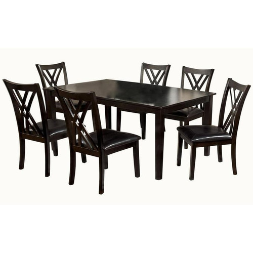 Furniture Of America Springhill Espresso 7pc Dining Room Set