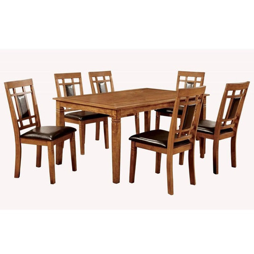 Furniture of America Freeman 7pc Dining Room Set