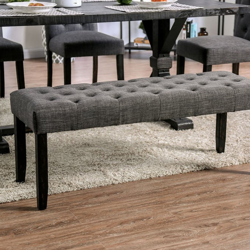 Furniture Of America Alfred Antique Black Gray Benches