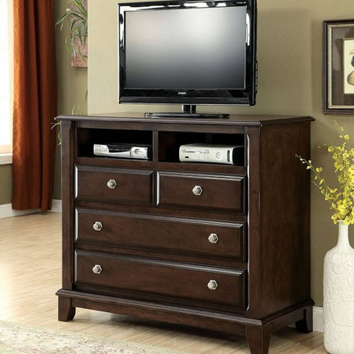 Furniture of America Litchville Brown Cherry Media Chest