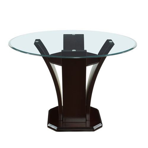 Home Elegance Daisy Espresso Round Counter Height Table