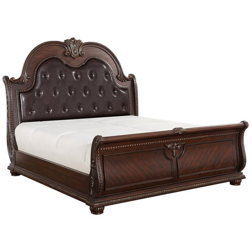 Home Elegance Cavalier Dark Cherry Beds