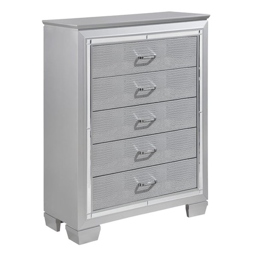 Home Elegance Allura Silver Black Chests