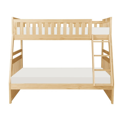 Home Elegance Bartly Natural Twin Over Full Bunk Bed