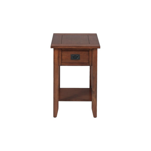 Jofran Furniture Mission Oak Brown Chairside Table
