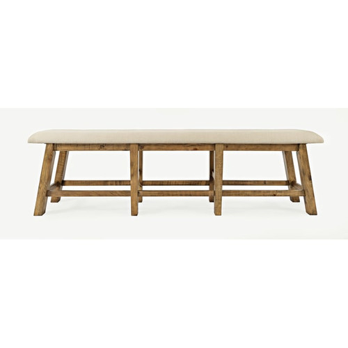 Jofran Furniture Telluride Gold Counter Height Bench