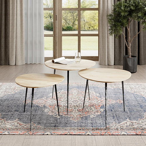 Jofran Furniture Global Archive 3pc Nesting End Tables