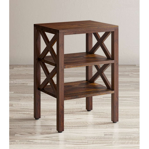 Jofran Furniture Global Archive Light Chestnut X Side Accent Tables