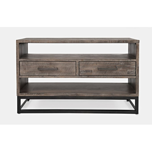 Jofran Furniture East Hampton Distressed Grey Sofa Table