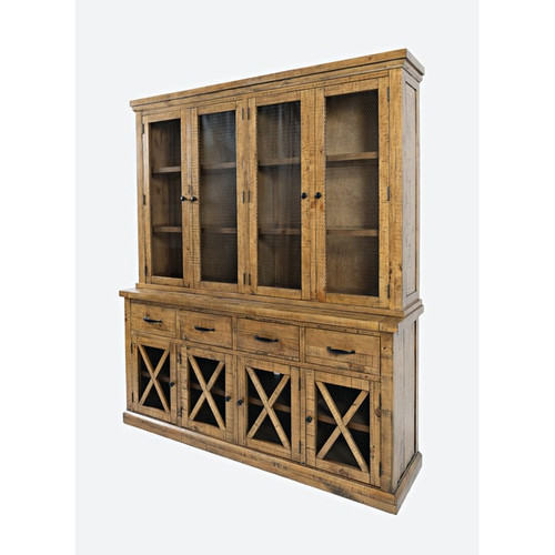 Jofran Furniture Telluride Gold Hutch Server Kit