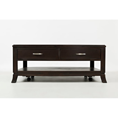 Jofran Furniture Downtown Dark Merlot Cocktail Table