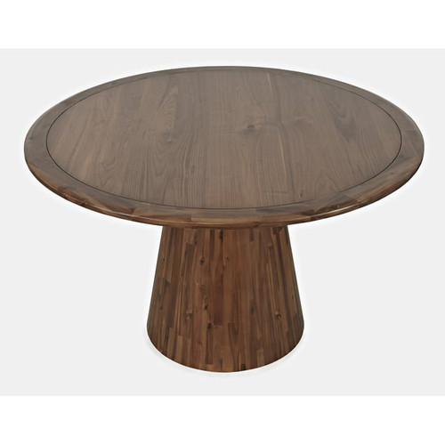 Jofran Furniture Nash Walnut Round Pedestal Dining Table