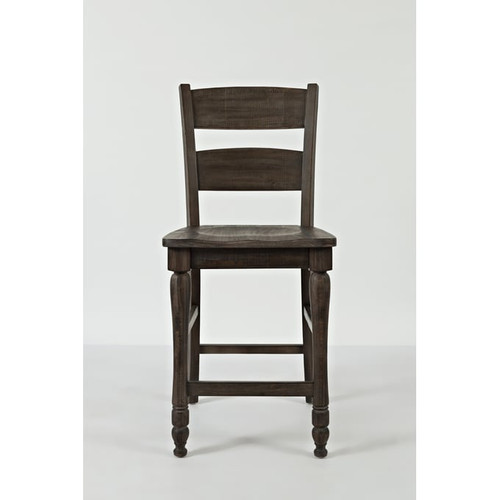 2 Jofran Furniture Madison County Barnwood Brown Counter Height Stools