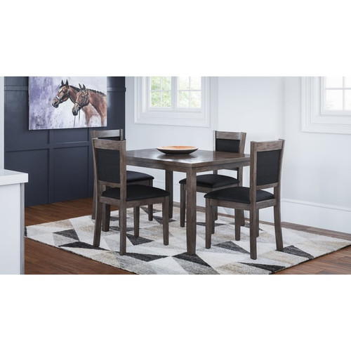 Jofran Furniture Greyson Heights Grey Brown 5pc Dining Set