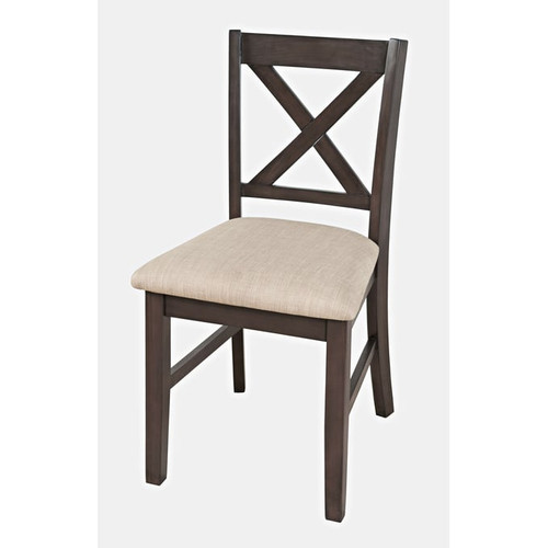 Jofran Furniture Hobson Grey X Back Chairs