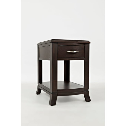 Jofran Furniture Downtown Dark Merlot Chairside Table