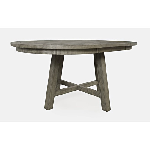 Jofran Furniture Telluride Driftwood Grey Round To Oval Counter Height Table