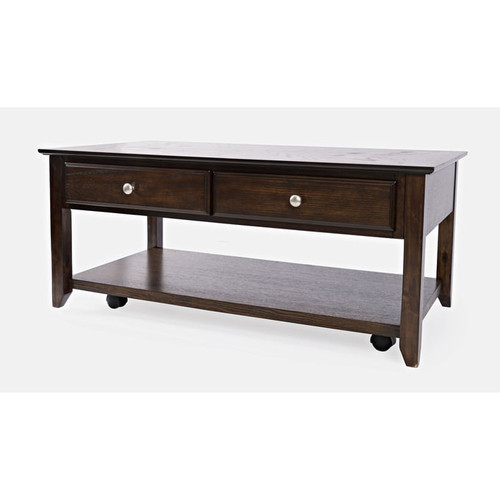 Jofran Furniture Espresso Four Drawers Coffee Tables