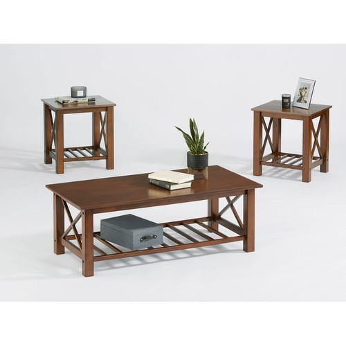 Progressive Furniture Sloan Brown 3 in 1 Pack