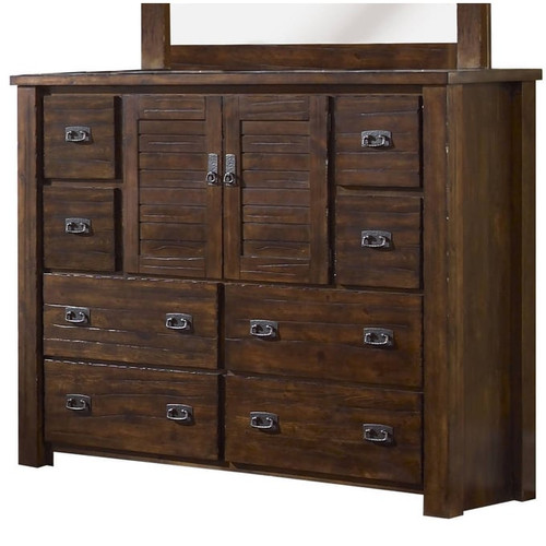 Progressive Furniture Trestlewood Brown Dresser