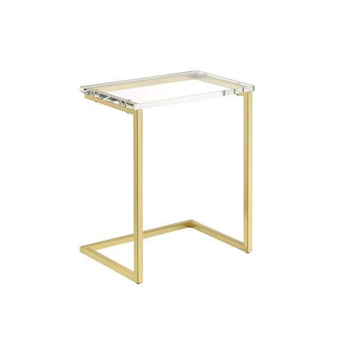 Progressive Furniture A La Carte Clear Acrylic C Table
