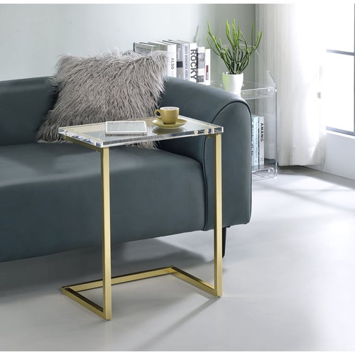 Progressive Furniture A La Carte Clear Acrylic C Table