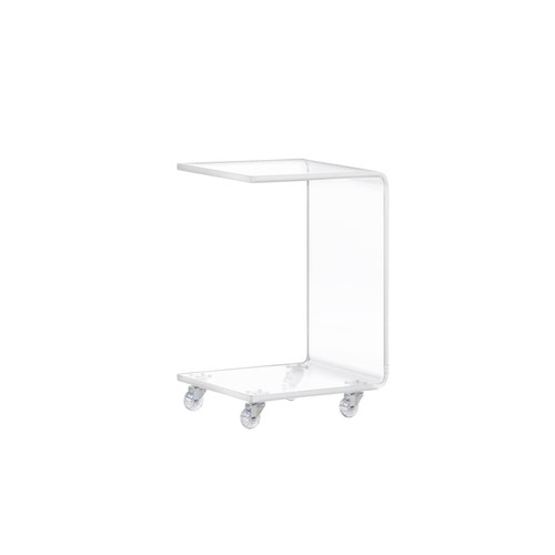 Progressive Furniture A La Carte Clear Acrylic Chairside Table