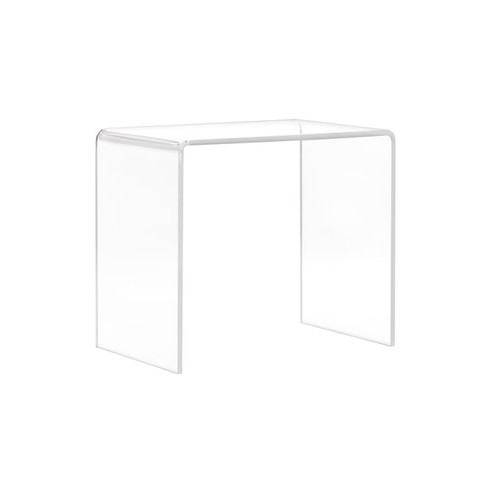 Progressive Furniture A La Carte Clear Acrylic Desk Small