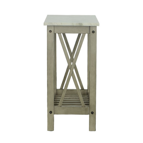 Progressive Furniture Chairsides III Gray Chairside Table