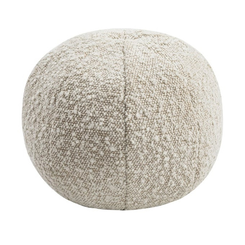 TOV Furniture Boba Beige 9 Inch Boucle Pillow