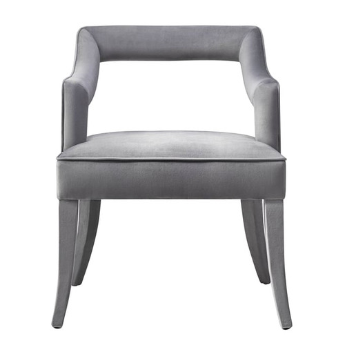 TOV Furniture Tiffany Grey Navy Chairs