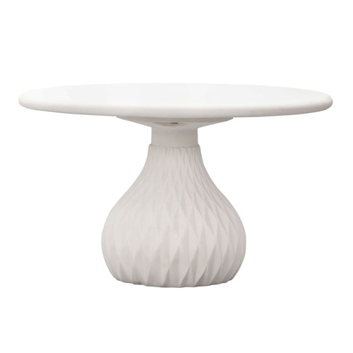 TOV Furniture Tulum Ivory Concrete Coffee Table