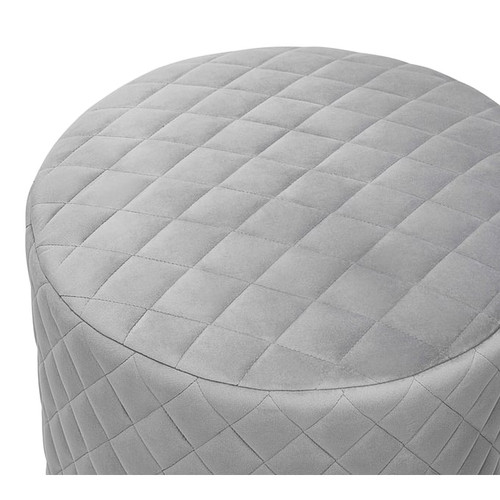 TOV Furniture Abir Grey Ottoman