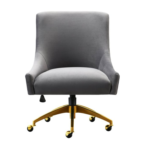 TOV Furniture Beatrix Grey Green Gold Office Chairs