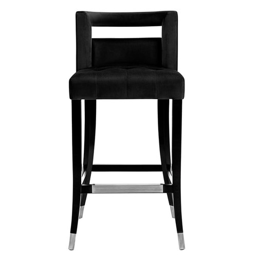 TOV Furniture Hart Black Bar Stool