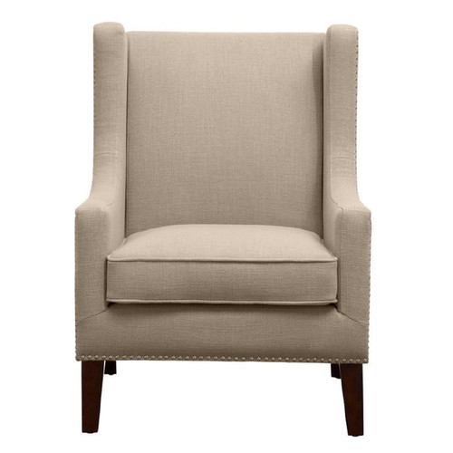 Olliix Madison Park Barton Linen Wing Chairs