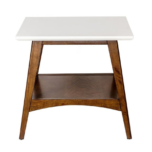 Olliix Madison Park Parker Off White Pecan End Tables