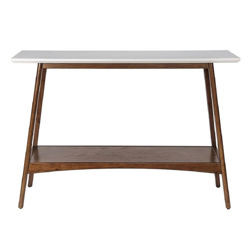 Olliix Madison Park Parker Off White Pecan Console Tables