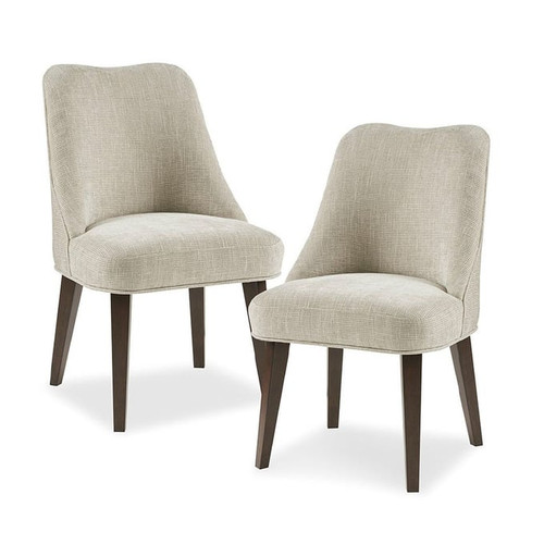 2 Olliix Martha Stewart Holls Beige Dining Chairs