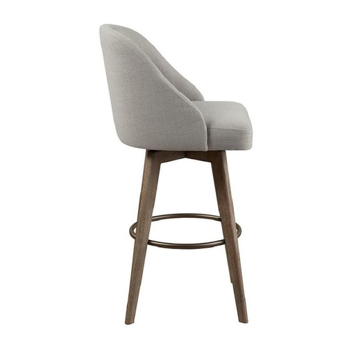 Olliix Madison Park Pearce Grey Swivel Bar Stools