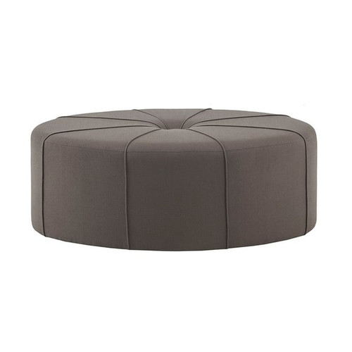 Olliix Madison Park Ferris Grey Oval Ottomans