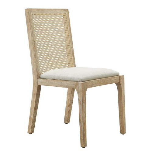 2 Olliix Madison Park Canteberry Natural Dining Chairs