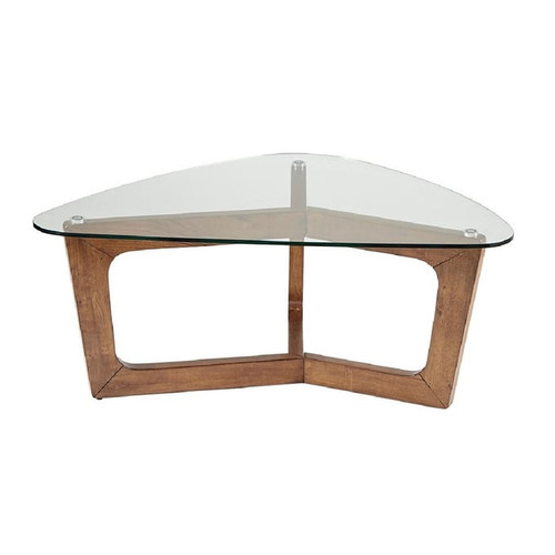 Olliix INK IVY Walker Brown Coffee Table