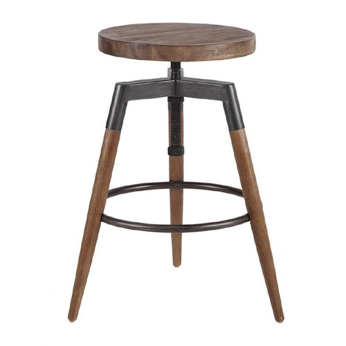 Olliix INK IVY Frazier Brown Counter Height Stool