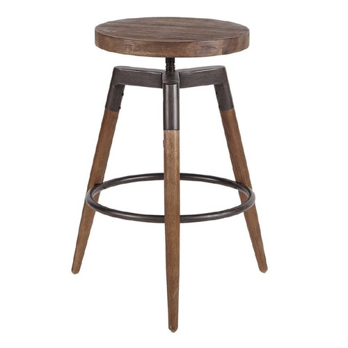 Olliix INK IVY Frazier Brown Counter Height Stool