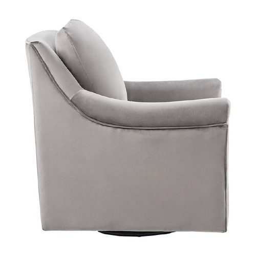 Olliix Madison Park Deanna Grey Swivel Chairs