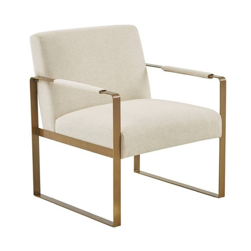 Olliix Martha Stewart Jayco Cream Accent Chair